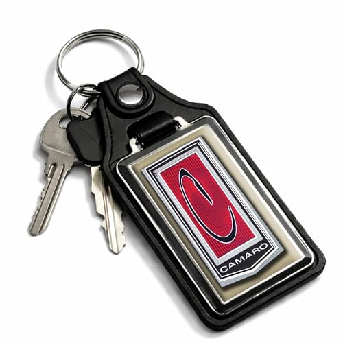 Image of Brotherhood Car Key Chain for Camaro - Classic Models Keychain for Men and Women Gift Key Ring - Tan - 2nd Gen 71-73