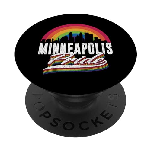 Minneapolis Minnesota LGBT Lesbian Gay Bisexual LGBTQ PopSockets PopGrip Interchangeable