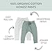 HonestBaby Unisex Baby 2-Pack 100% Organic Cotton Pull On Jogger Pants, Morning Mountains, Newborn