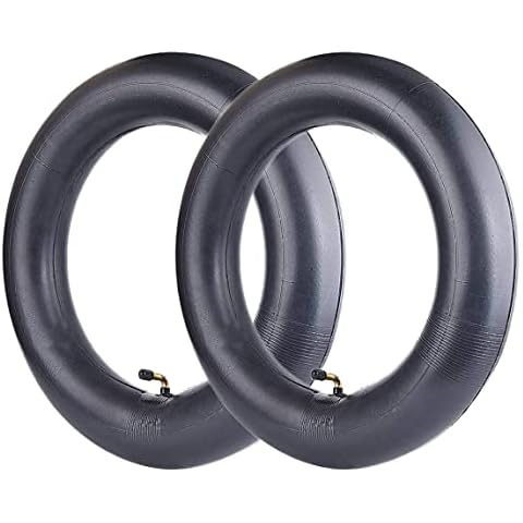 MEAOR 3.50-8 Wheelbarrow Inner Tubes with Bent Valve for Barrow Sack Truck Sack Barrow Wheels (2Pack) Cover