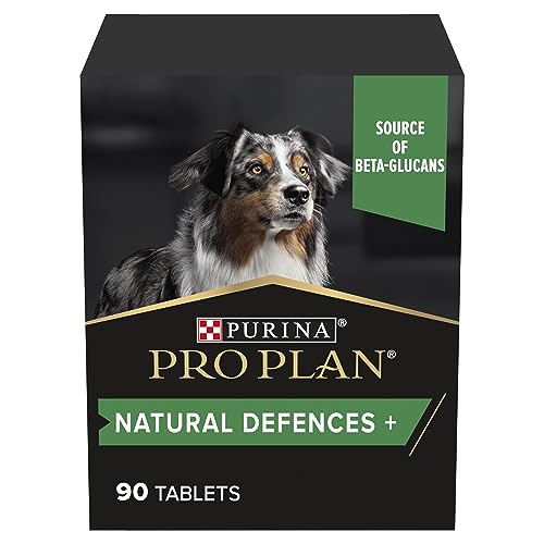 PRO PLAN Dog NaturalDefencesSupplement| Immune health support, immune system, antibody production | with Yeast, betaglucans | all breed, all sizes | Adult and Senior dogs | 90Tablets