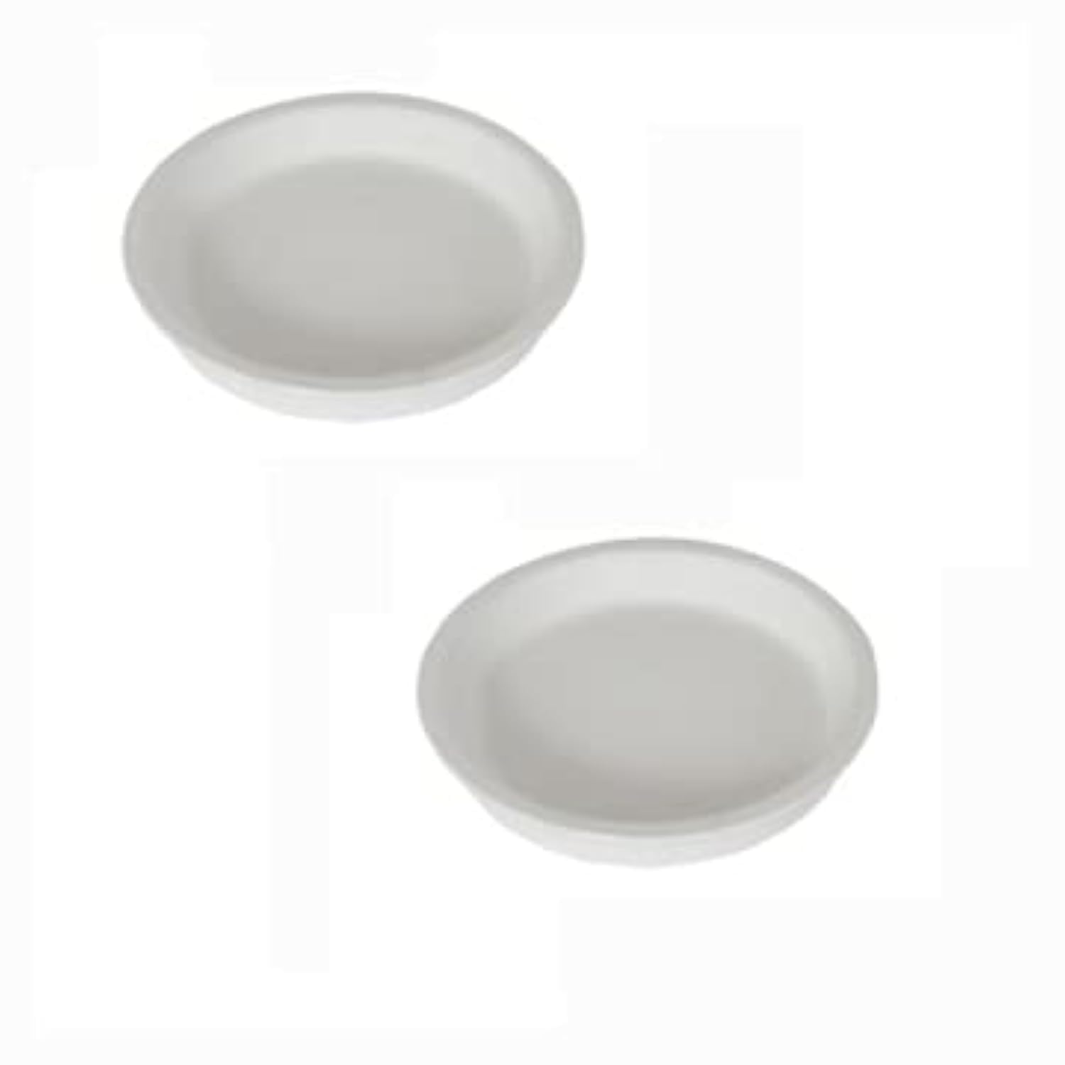 Lasaki Round Ceramic Trays (Plates Saucers) for Pots, planters, Flower, Succulent(Set of 2,White_1,3.5 inch) R3.5(Plants not Included) (B0834TWGXB) Amazon Price History, Amazon Price Tracker