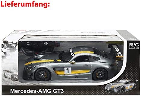Mercedes Benzz Benz Amg Gt3 Rc Ferngesteuertes Lizenz Auto Im Original Design Modell Massstab 1 14 Mit Beleuchtung Inkl Fernsteuerung Amazon De Spielzeug