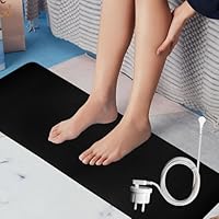 Erdungsmatte Für Besseren Schlaf, Grounding Mat For Earthing, Grounding Pad 25×68 CM, Grounding Mat Mit Kabel, Geerdet Mauspad, Erdungsmatte Verbindet Sie, Für Tisch, Sofa, Yogamatte