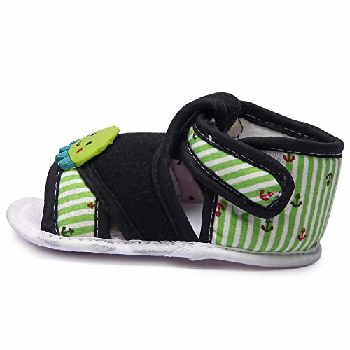 Image of Unisex Boys & Girls, Infant Sandal for Newborn, First Walking Baby Sandal (6-9 Months) Green