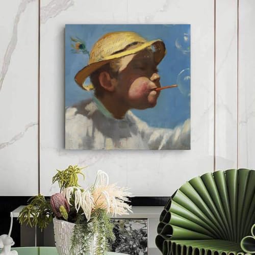Cuadro de Paul Peel The Bubble Boy para decorar tu dormitorio 5