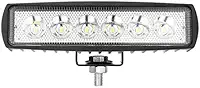 Farol De Milha Auxiliar 6 Leds 18w Off Road Moto Carro