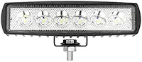 Farol De Milha Auxiliar 6 Leds 18w Off Road Moto Carro