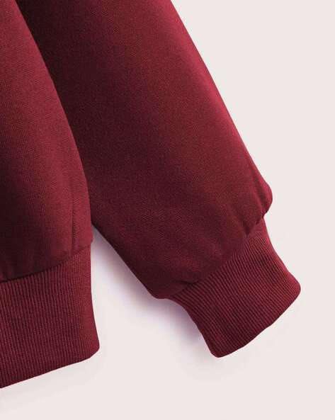 Image of Rabboni Women's Solid Zip-Up Hoodie Jacket | Full Sleeve Hooded Sweatshirt with Kangaroo Pockets | Casual Winter Wear Hoodie for Women