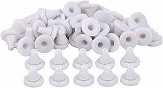 100Pcs Shower Head Nozzles Replacement, Showerhead Spray Hole Silicone Nozzle, Universal Sprinkler Round Nibs, Shower Head Replace Parts, Disassemble and Wash Water Outlet Granules Repair Parts Kit