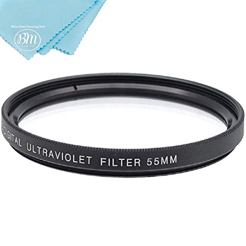 55mm UV Filter for Sony Alpha a7, Alpha a7 II, Alpha a7 III Camera with 28-70mm Lens, a6600 Camera with 18-135mm Lens