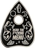 Funny Bartender Enamel Pins for Aprons, Jackets, Backpacks and Purses, Shirt and Suit Lapels, Button Badges Brooch Fashion Jewelry (IRead The F*cking Menu)