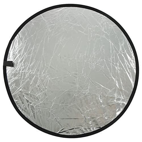 RASTKY Riflettore di Luce Riflettente Portatile 2 in 1 per il Miglioramento della Trama, Luce di Riempimento Morbida (80 cm)