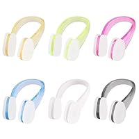 Thgtao Nasenklammer Schwimmen, 6 Stück Anti-Rutsch Nasenklammer, Nasenklammer Schwimmen Kinder, Nasenklammer für Erwachsene und Kinder Schwimmen Freitaucher und Anfänger