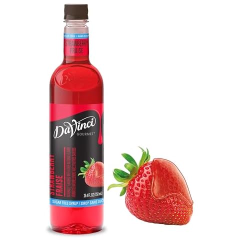 DaVinci Gourmet Sugar Free Strawberry Syrup Cover