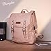 Montana West × Wrangler Women Backpack Pink Vegan Leather Fashion Backpack Purse for Work and Travel