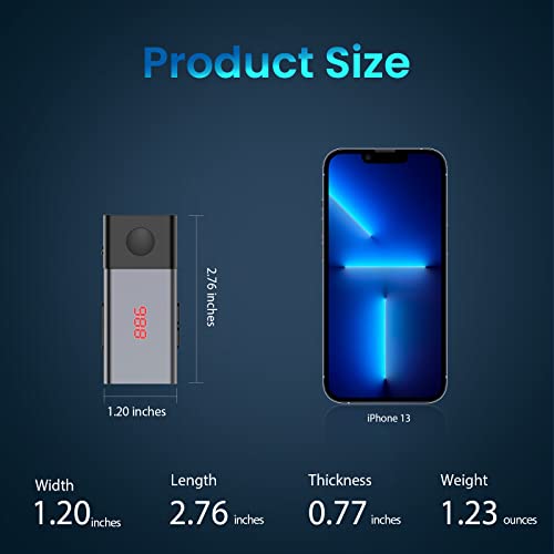 Bluetooth FM Transmitter, Wireless Auto Radio Bluetooth Adapter Car Kit Kfz-Einbausatz FM Modulator...