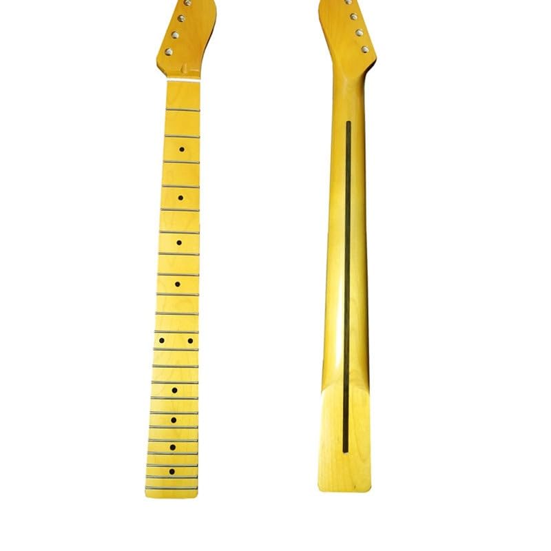 Manche de guitare électrique 22 frettes pour remplacer un manche usé en érable brillant