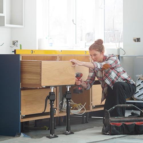 OUTIMATE Deckenstütze & Montagestütze Schwerlast, Schrankheber für die Montage mit 90 kg Tragkraft, verstellbare Teleskopstange von 40 cm bis 60 cm, 1 Stück