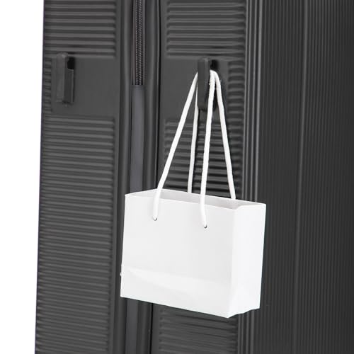 Durable 3-Piece ABS Luggage Set - 20"/24"/28" Carry-On Suitcases with Combination Lock - Stylish Dark Gray Travel Gear3