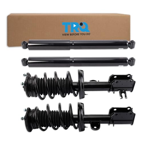 Image of TRQ Front Rear Strut Assembly Shock Absorber Coil Spring Compatible with 2015-2022 Ram ProMaster City