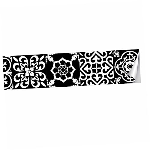 DIYEAH 1 Pieza Cenefas Adhesivas de Pared Vintage Vinilo Autoadhesivo Decoración Usar Limpiar