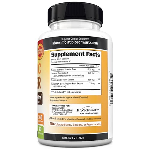 BioSchwartz Turmeric Ginger Supplement