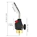 CAMPFIRE Trigger Start Gas Welding Propane Torch, High Intensity Mapp Gas Torch Head, Adjustable Flame For MAPP Fuel