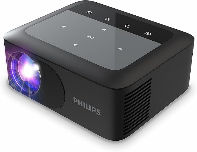 New Philip.s NeoPix 110, True HD 720p Mini Video Projector with intergrated Dual Band Wi-fi Screen mirroring Orginal