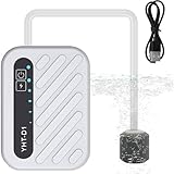 DFsucces 釣り エアーポンプ USB充電式 消音35db 間欠モードでは45時間動作 小型 携帯式 魚飼育/水耕栽培/魚運送/活き餌用 酸素ポ