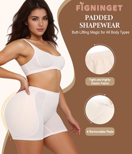 Image of Padded Shapewear Hip Pads Shapewear Tummy Control Butt Enhancer Underwear For Women, Body Shaper Booty Lifter