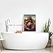 Funny Ebonic Embrace African American Wall Art Black Girl Canvas Poster Black People Painting Print Bathroom Art Funky Toilet Pictures Apartmen Home Aesthetic Decor 8x12inch Unframed