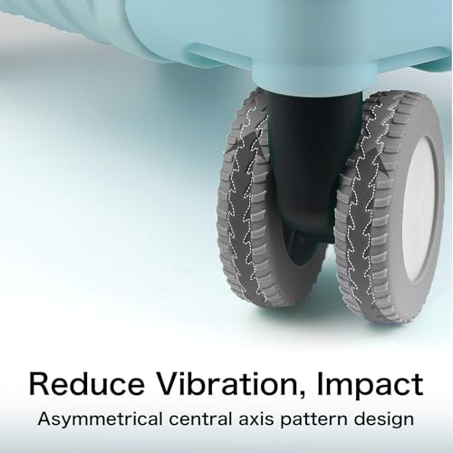 INUSO 2025 Upgraded Anti-Fall Luggage Wheel Covers, 8-Pack – Dustproof, Scratch-Resistant & Noise-Reducing Suitcase Wheel Protectors for Travel (Grey-Wearable)4