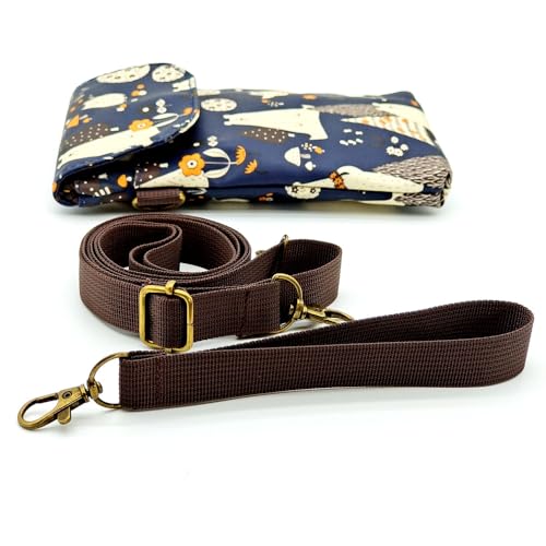 Small Crossbody Bag, PU Leather Shoulder Bag with Strap, Cell Phone Purses Travel Pouch for Phones13