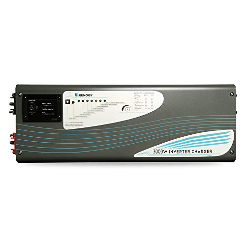 Renogy 3000 Watt 12V DC to 120V AC Pure Sine Wave Inverter Charger