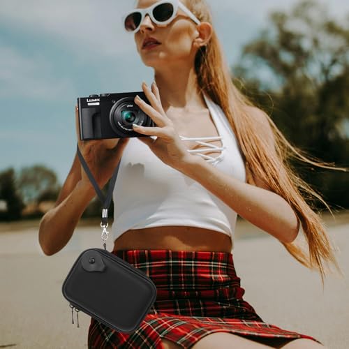 Funda rígida para cámara Panasonic LUMIX serie ZS negra miniatura 5