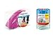 Produktbild tesa - buntes Packband Klebeband / 3 Rollen a 25m x 50mm (Handabroller Pink inkl. 1 Rolle tesapack)