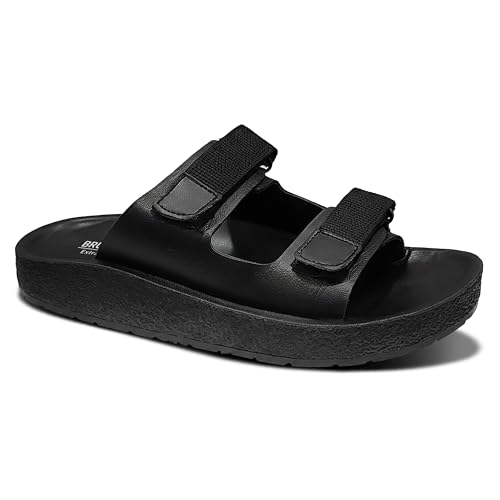 Image of BRUTON Stylish Men's Sandals Comfortable, Lightweight & Anti-Skid PU Material Casual for Office & Daily Use