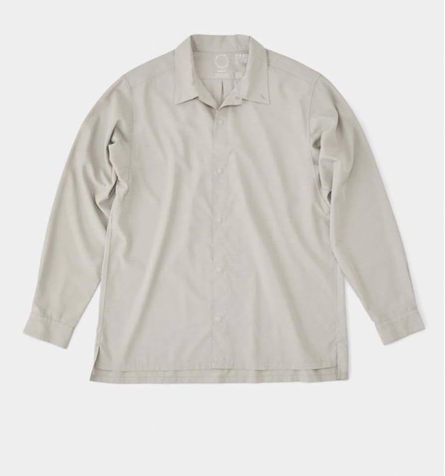 山と道　バンブーシャツ　メンズL silver cloud Amazon.co.jp: 山と道 バンブーシャツ silver cloud メンズ L