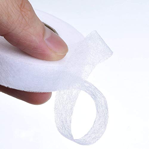 TOYANDONA 4 peças de fitas adesivas para costura de bainha fusível, fitas adesivas dupla face para c