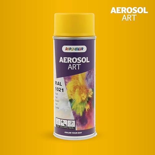 DUPLI-COLOR AEROSOL ART RAL 1021 Rapsgelb matt 400 ml - Sprühfarbe – Ansicht 2