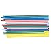 50pcs Plastic Welding Rods Welder Sticks PVC PP ABS PE for Car bumper Plastic Repair Hot Air Gun(Colorful)