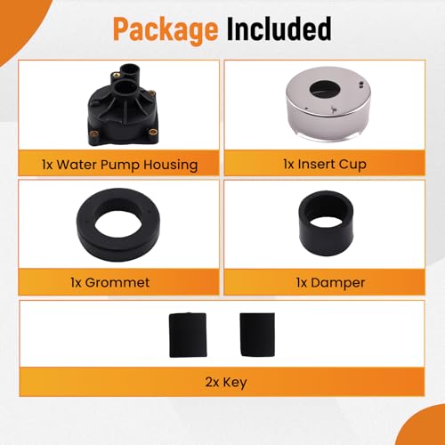 maXpeedingrods Outboard Water Pump Impeller Repair Kit for Johnson Evinrude by maXpeedingrods - Used condition - Image 5
