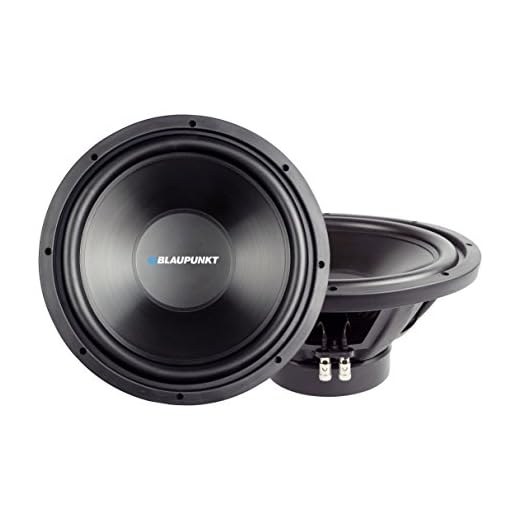 Blaupunkt 12" Single Voice Coil Subwoofer with 800W Power (GBW120) BLACK