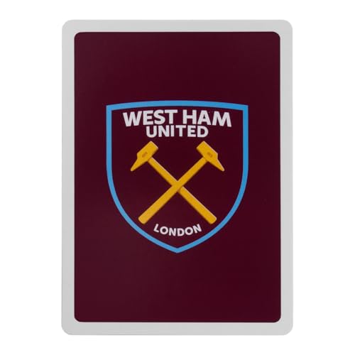 West Ham United FC Playing Cards - Official Football Gift 52-Card Deck, 2 Pack