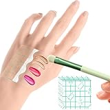 50 Pieces Hand Palette, Single Use Makeup Hand Palette Disposable Adhesive Palettes Cosmetic Makeup