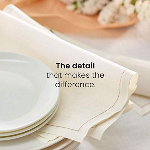 My Drap Cocktail Napkin, Washable And Reusable Cloth Napkins (50 Napkins, Linen Silver Stars) #TOP1