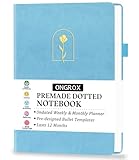 Premade Bullet Style Notebook with Undated Weekly...