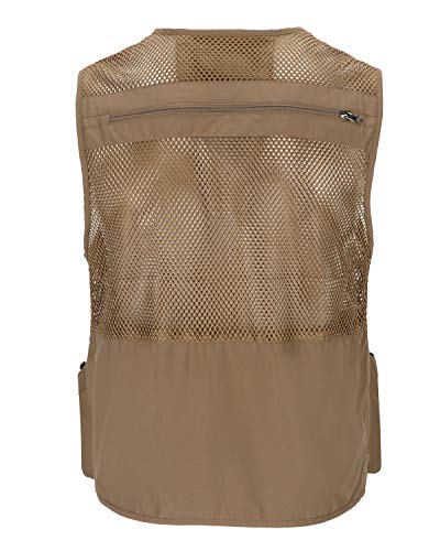 Summer Fishing Gilet Mens Mesh Utility Sleeveless Jacket Quick Dry Hunting Hiking Waistcoat Multi Pockets Casual Vest - Image 4