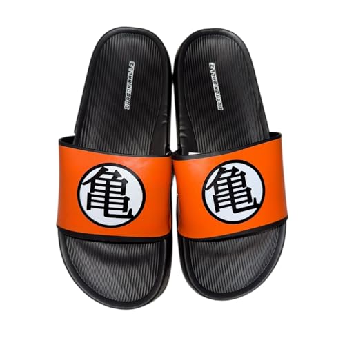 SaoTi Chanclas Dragon - Sandalias Z Deportivas color Naranja y Negro - Para Playa, Piscina y Verano casual (Naranja, Sistema tallas calzado EU, Adulto, Hombre, Números, mediano, 39)